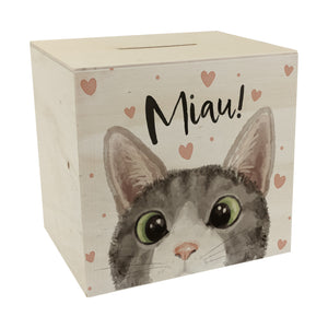 Miau Katze Spardose