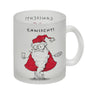 Weihnachtsmann am Naschen Kaffeebecher mit Spruch Erwischt