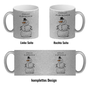 Weihnachtsmann am Naschen Kaffeebecher mit Spruch Erwischt