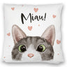 Miau Katze Kissen