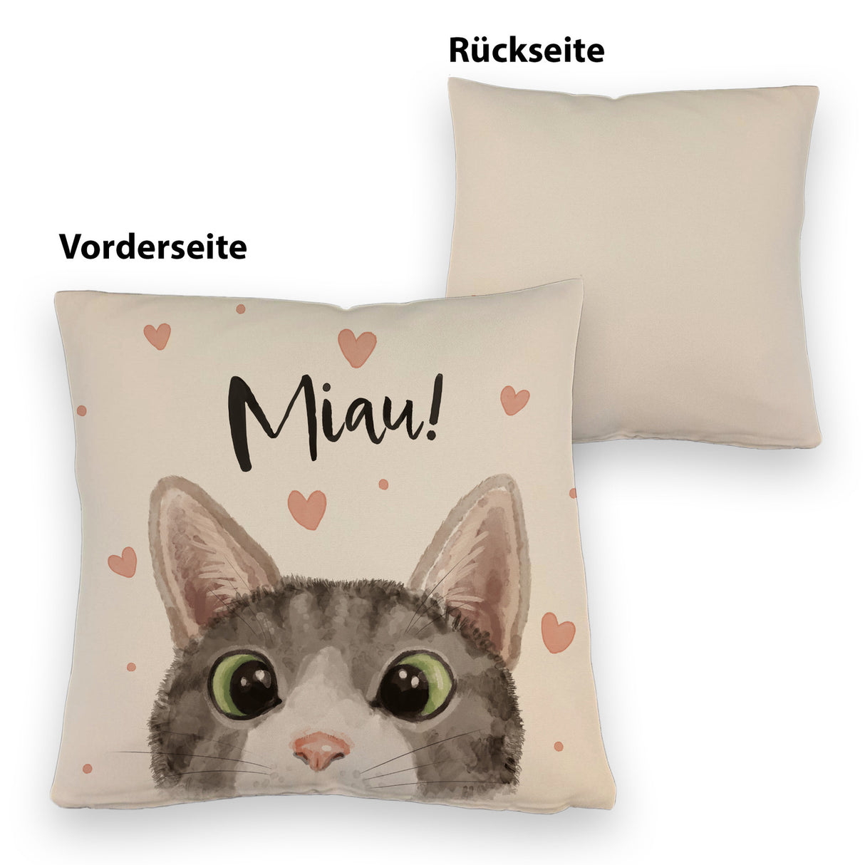 Miau Katze Kissen