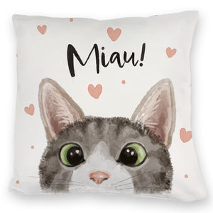 Miau Katze Kissen