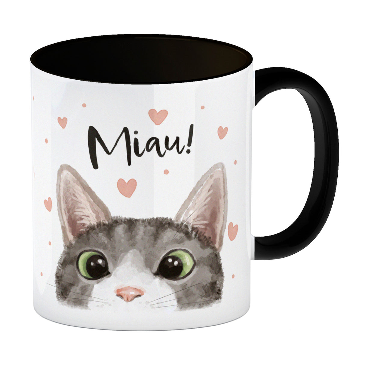 Miau Katze Kaffeebecher