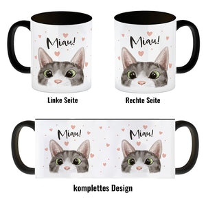 Miau Katze Kaffeebecher