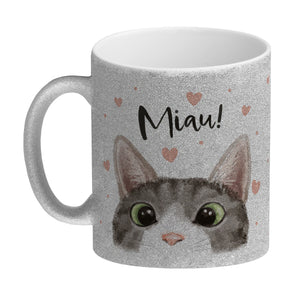 Miau Katze Kaffeebecher