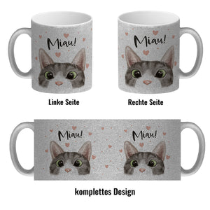 Miau Katze Kaffeebecher