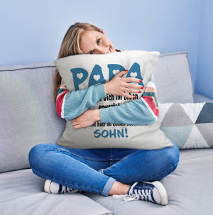 Papa wenigstens hast du keine hässlichen Kinder Kissen