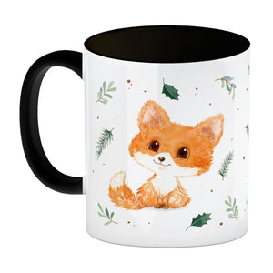 Baby Fuchs im Aquarellstil Kaffeebecher