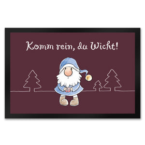 Komm rein du Wicht Fußmatte in 35x50 cm mit Spruch