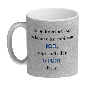 Highlight meines Jobs Kaffeebecher mit Spruch