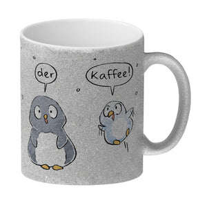 Leise rieselt der Tee Kaffeebecher mit Spruch