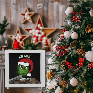 Ich hasse Weihnachten Spardose mit Spruch