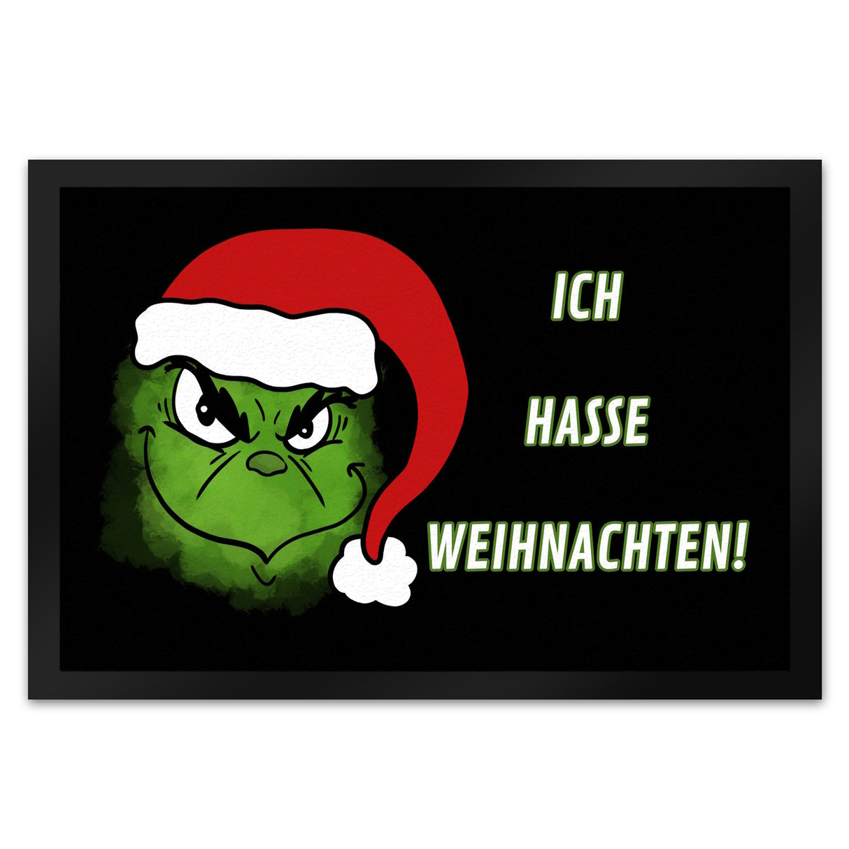 Ich hasse Weihnachten Fußmatte in 35x50 cm mit Spruch