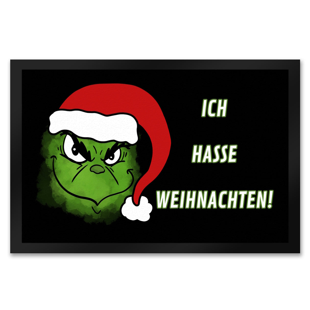 Ich hasse Weihnachten Fußmatte in 35x50 cm mit Spruch