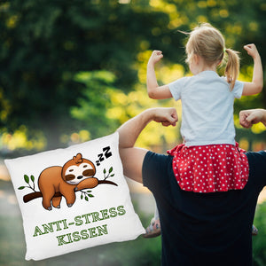 Anti-Stress Kissen mit schlafendem Faultier
