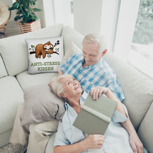 Anti-Stress Kissen mit schlafendem Faultier