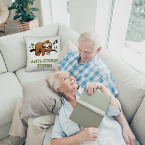Anti-Stress Kissen mit schlafendem Faultier