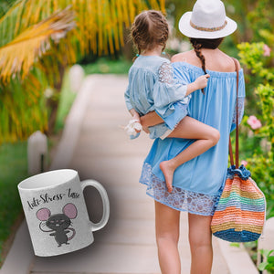 Anti-Stress Maus Kaffeebecher mit Spruch