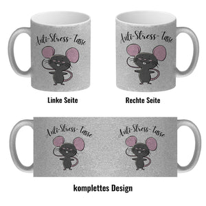 Anti-Stress Maus Kaffeebecher mit Spruch