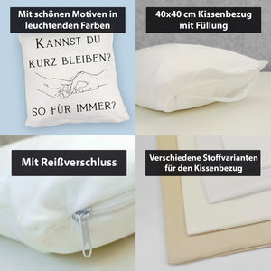 Für immer Kissen mit Spruch