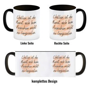 Chillen Kaffeebecher mit Spruch