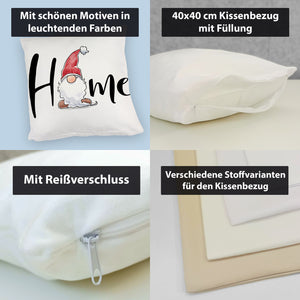 Home Kissen mit bärtigem Wichtel