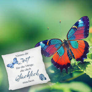 Nimm dir Zeit Kissen mit Spruch