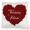 Traumfrau Kissen mit rotem Herz