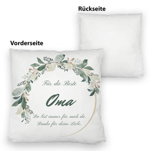 Für die beste Oma Kissen mit Spruch Du bist immer für mich da