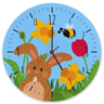 Frühling und Hasen Wanduhr zu Ostern