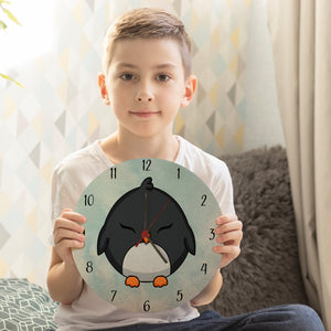 Pinguin Kinder Wanduhr