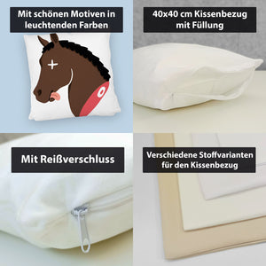 Pferdekopf Mafia Kissen