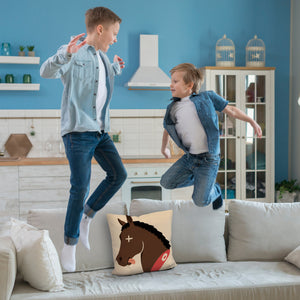 Pferdekopf Mafia Kissen