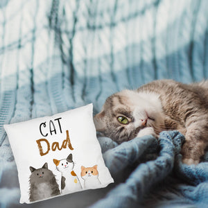 Cat Mom Kissen mit Spruch