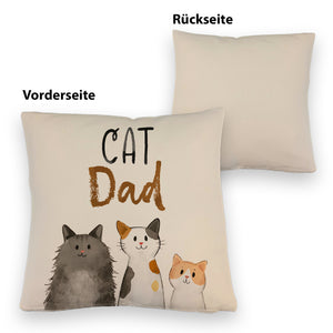 Cat Mom Kissen mit Spruch