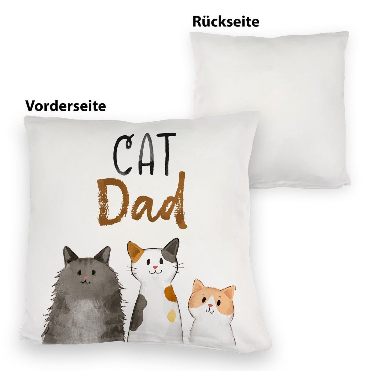 Cat Mom Kissen mit Spruch