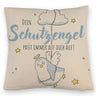 Schutzengel-Pinguin Kissen mit Spruch passe immer auf dich auf