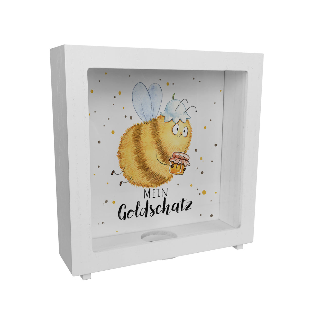 Pummel Biene Spardose mit Spruch Mein Goldschatz