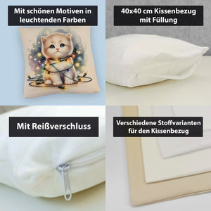 Kuschel Kätzchen Kissen