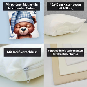 Braunbär Kissen