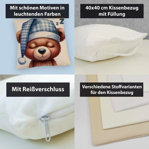 Braunbär Kissen
