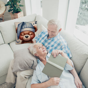 Braunbär Kissen