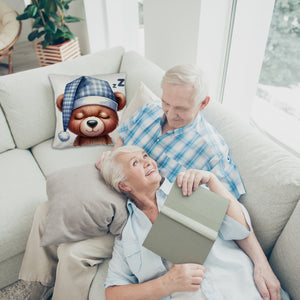 Braunbär Kissen