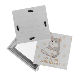 Hamster Spardose mit Spruch Für kleine Hamsterkäufe