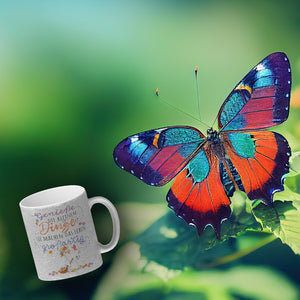Gans Kaffeebecher mit Spruch Kleine Dinge machen Leben großartig