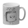 Klopapier Kaffeebecher mit Spruch Ich bin völlig von der Rolle