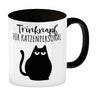 Katze Kaffeebecher mit Spruch Trinknapf für Katzenbesitzer