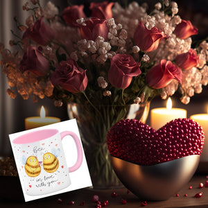 Pummel Biene Kaffeebecher mit Spruch Bee in love with you