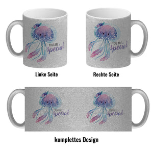 Qualle Kaffeebecher mit Spruch You are special