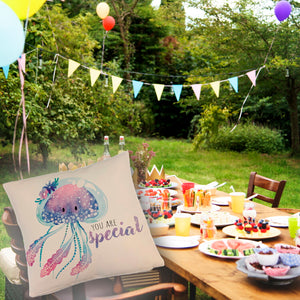 Qualle Kissen mit Spruch You are special